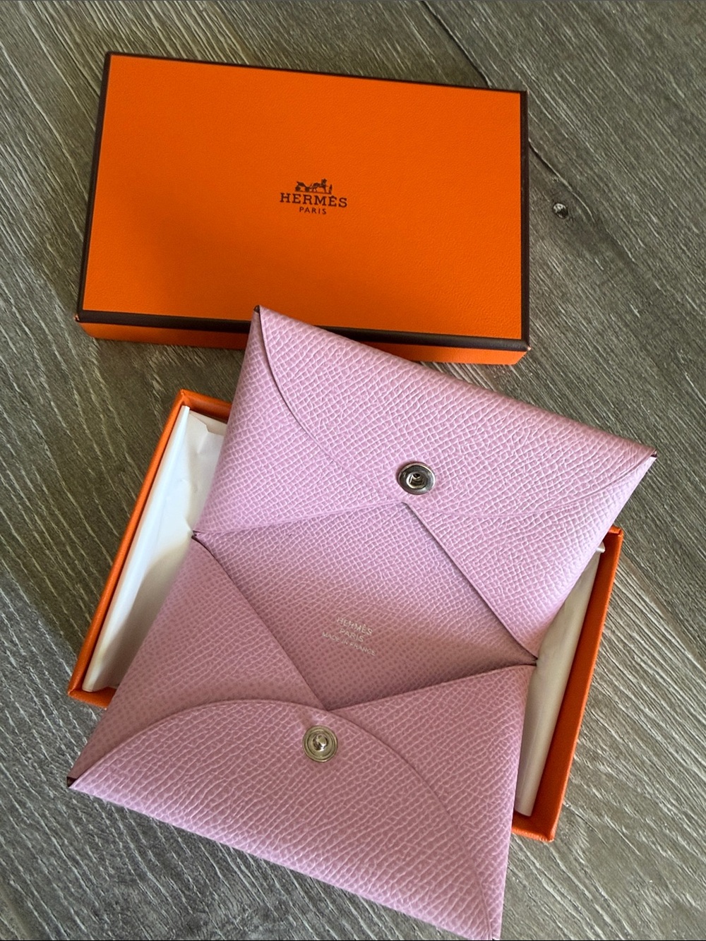 Hermès Calvi Card Holder